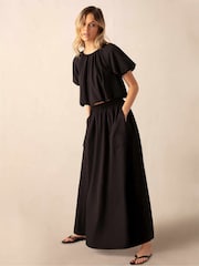Ro&Zo Black Parachute Top - Image 2 of 6