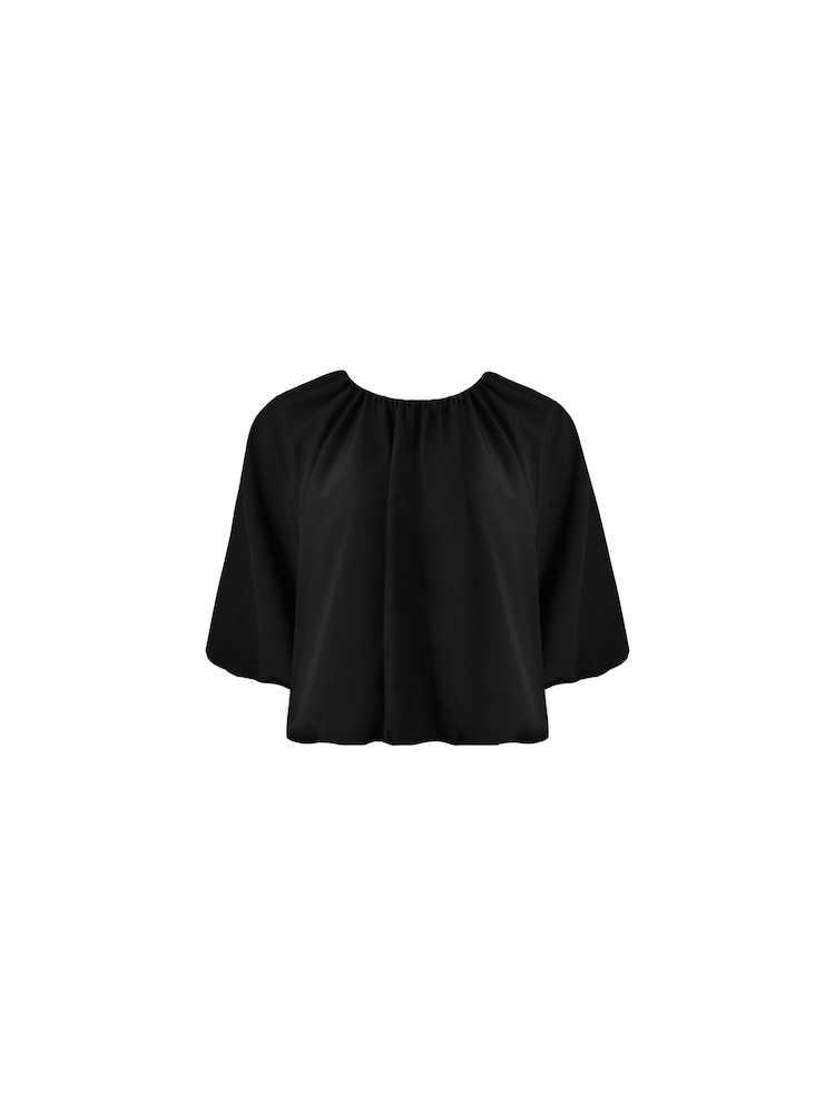 Ro&Zo Black Parachute Top - Image 6 of 6 Ro&Zo Black Parachute Top - Image 6 of 6