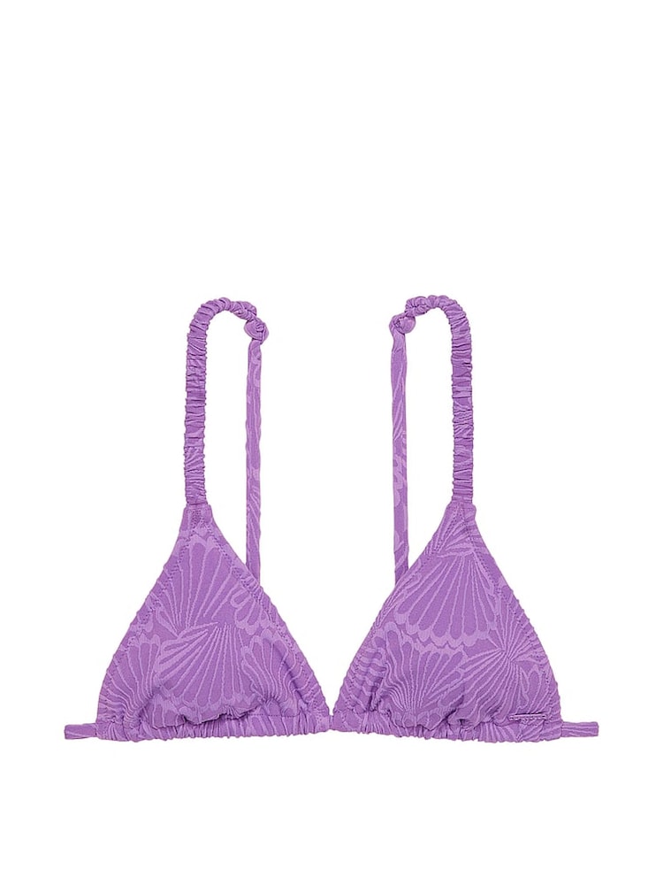 Victoria's Secret PINK Glazed Violet Purple Triangle Swim Bikini Top - Image 3 of 3