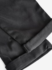 Black Wide Fit Rib Waist Pull-On Trousers (3-16yrs) - Image 4 of 4