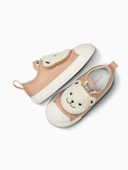 Converse Brown Chuck Taylor Teddy Easy On 1V Trainers - Image 6 of 12