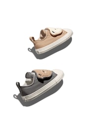 Converse Brown Chuck Taylor Teddy Easy On 1V Trainers - Image 9 of 12