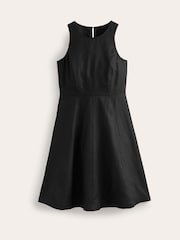 Boden Black Carla Linen Short Dress - Image 5 of 5
