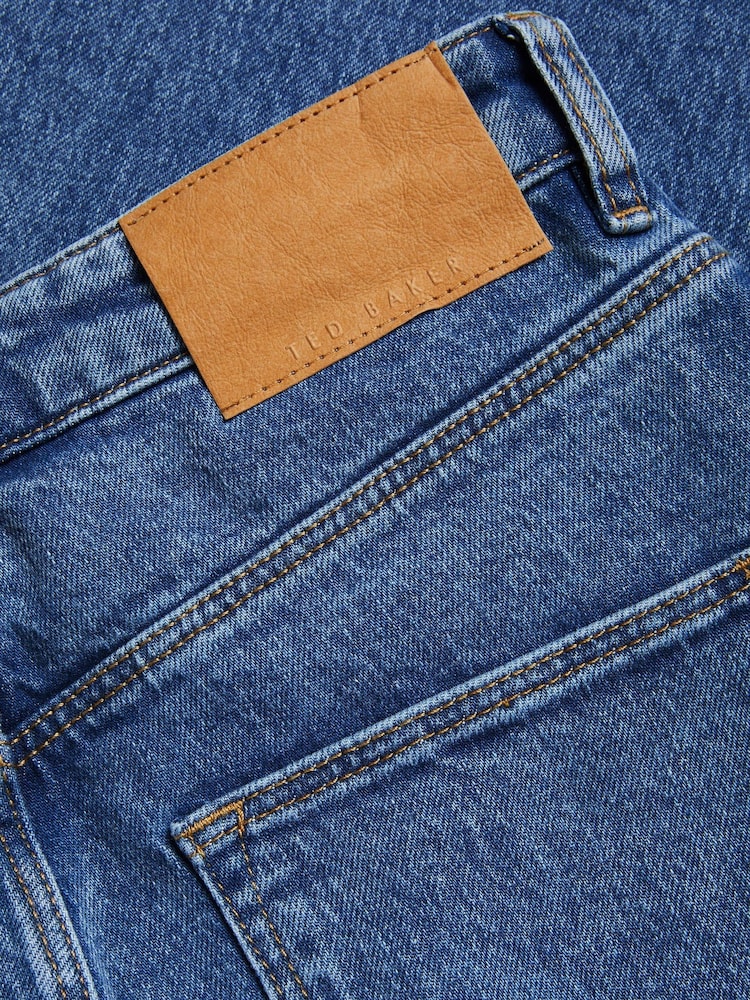 Ted Baker Blue Nass Wide Leg Denim Jeans - Image 5 of 5