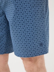 FatFace Camber Blue Star Fish Swim Shorts - Image 4 of 5