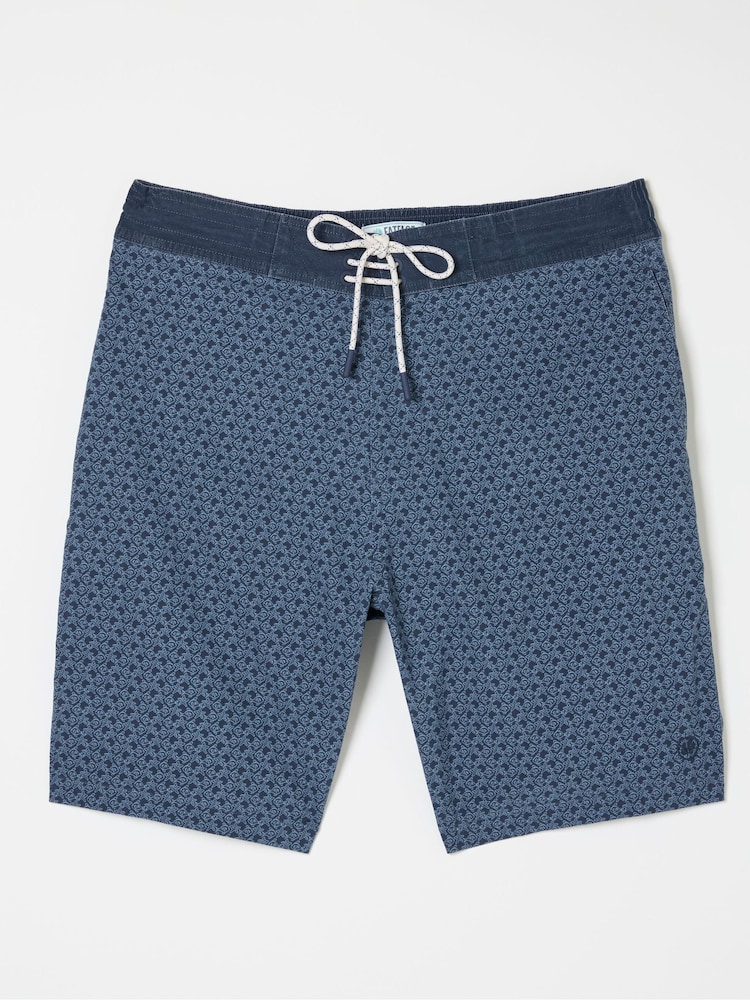 FatFace Camber Blue Star Fish Swim Shorts - Image 5 of 5 FatFace Camber Blue Star Fish Swim Shorts - Image 5 of 5