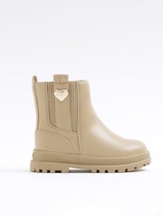 River Island Mädchen Chelsea-Stiefel mit Nieten - Bild 1 von 4