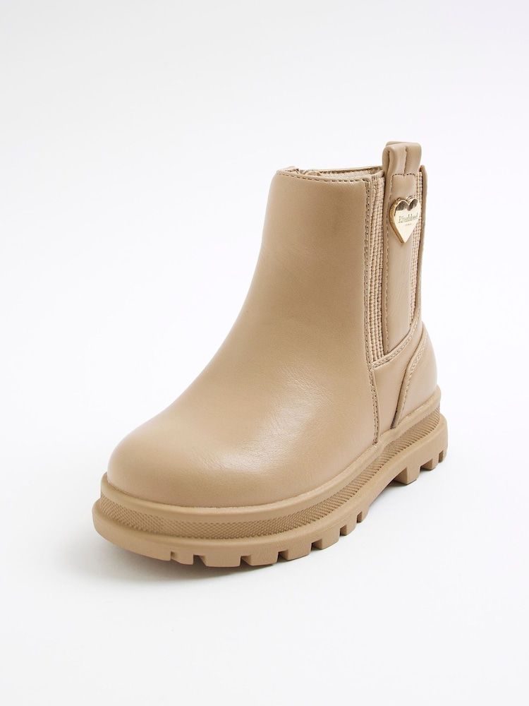 River Island Mädchen Chelsea-Stiefel mit Nieten - Bild 2 von 4
