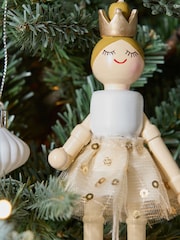 Gold Sugar Plum Fairy Christmas Bauble - Image 3 of 5