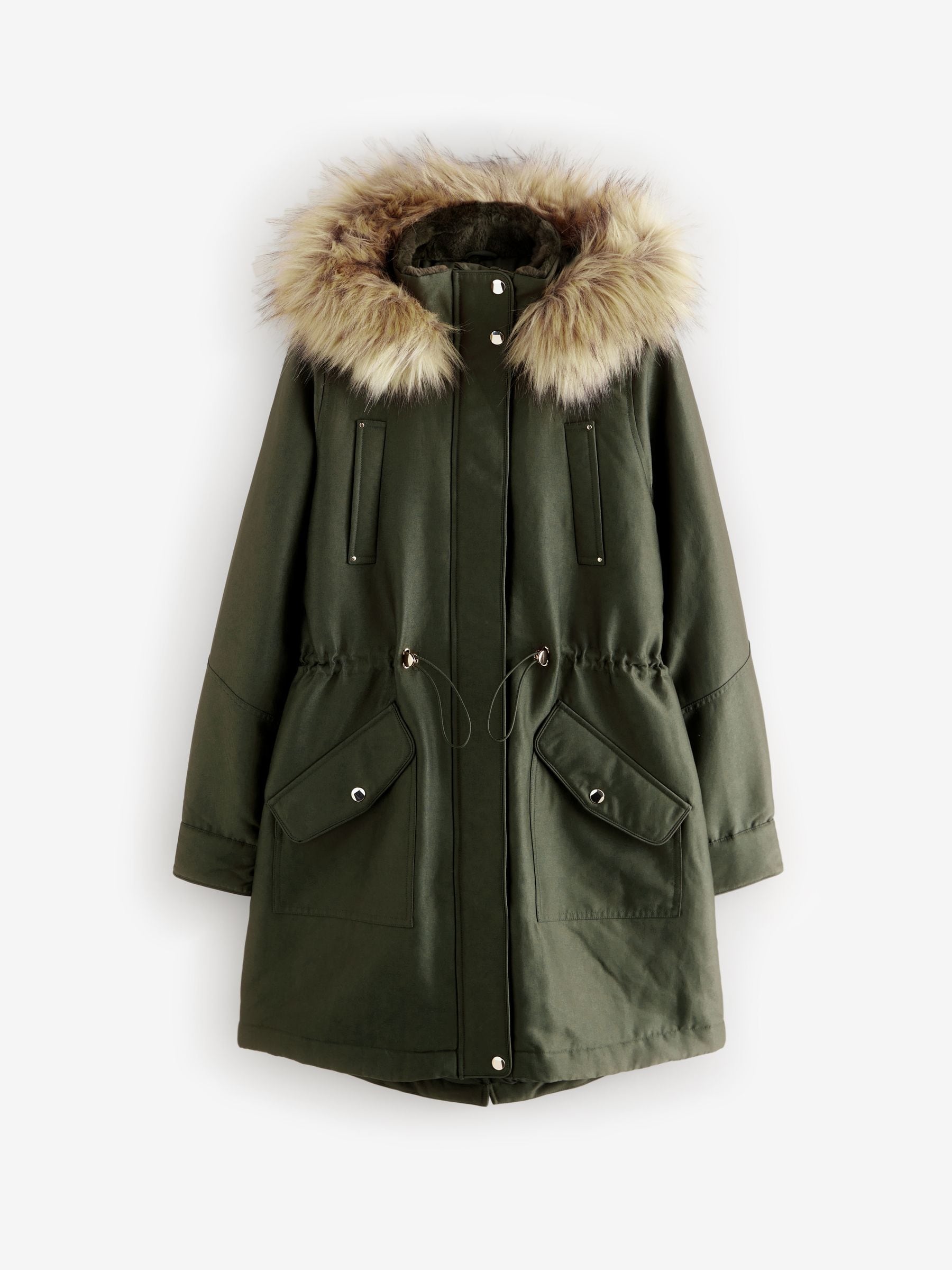Green parka zara clearance