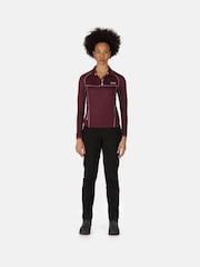 Regatta Purple Womens Yonder Half Zip Fleece - Image 3 of 7
