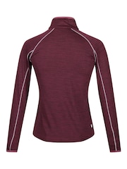 Regatta Purple Womens Yonder Half Zip Fleece - Image 5 of 7