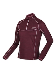 Regatta Purple Womens Yonder Half Zip Fleece - Image 6 of 7