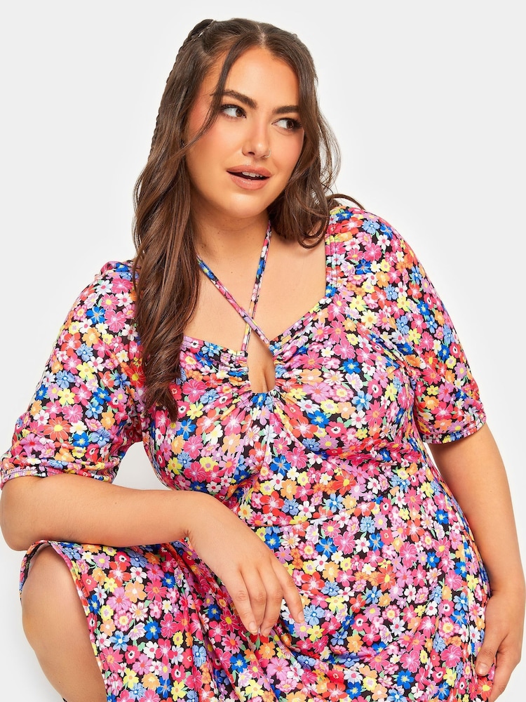 Vestido largo con lazo Limited de Yours Curve - Imagen 4 de 4