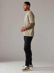 Blue Mid/Black Solid 2 Pack Skinny Fit Classic Stretch Jeans - Image 6 of 20