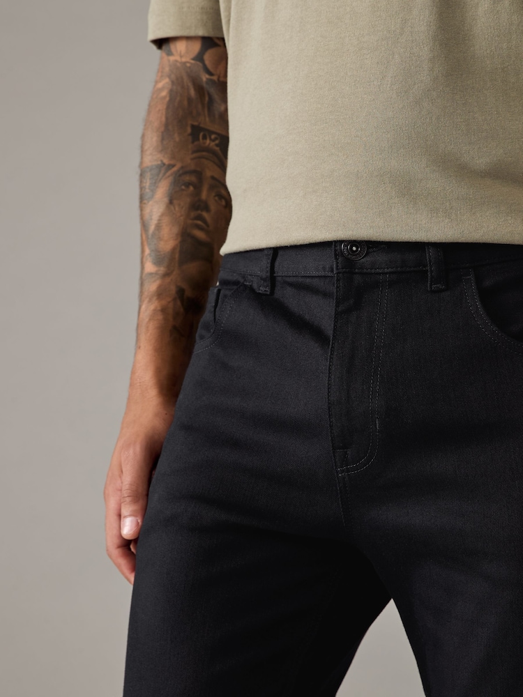 Blue Mid/Black Solid 2 Pack Skinny Fit Classic Stretch Jeans - Image 7 of 20