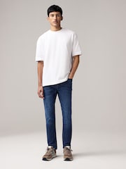 Blue Mid/Black Solid 2 Pack Skinny Fit Classic Stretch Jeans - Image 8 of 20