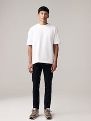 Blue Mid/Black Solid 2 Pack Skinny Fit Classic Stretch Jeans - Image 9 of 20