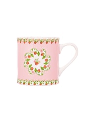 Cath Kidston Set of 4 Pink Strawberry Mollie Mugs - Image 3 of 4