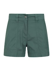 Mountain Warehouse Green Womens Coast Lightweight Outdoor Shorts - Image 1 of 5