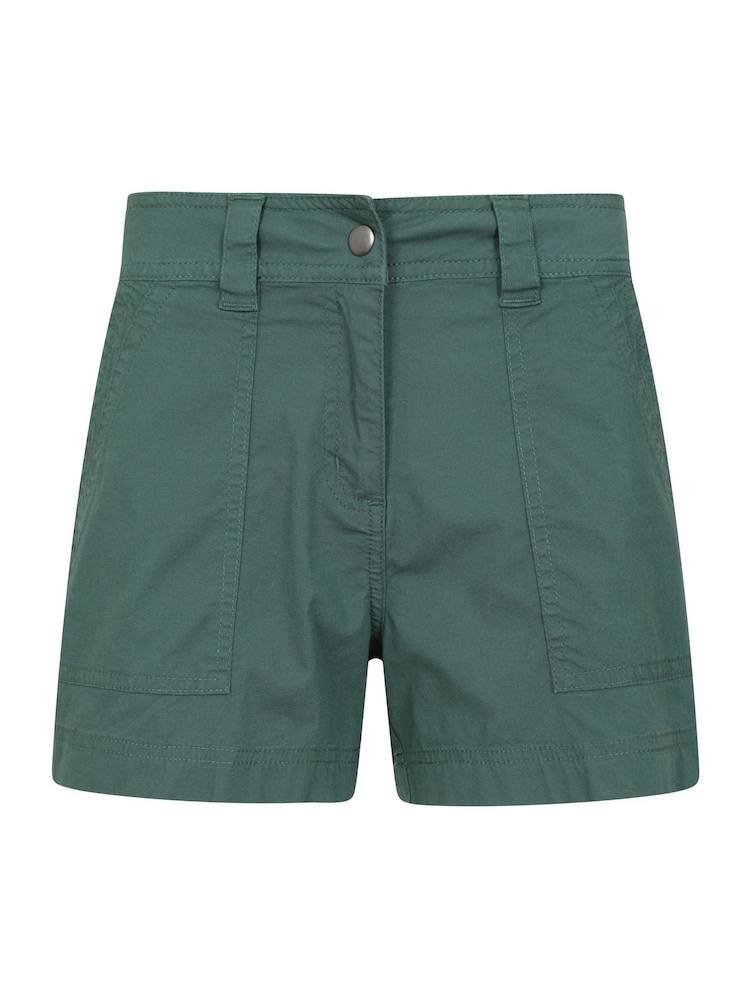 Mountain Warehouse Green Womens Coast Lightweight Outdoor Shorts - Image 1 of 5