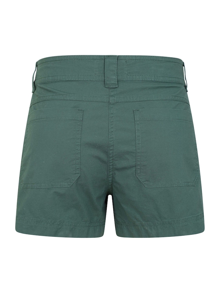 Mountain Warehouse Green Womens Coast Lightweight Outdoor Shorts - Image 2 of 5
