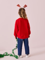 Red Rudolph Christmas Sweatshirt (3-16yrs) - Image 3 of 9