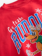 Red Rudolph Christmas Sweatshirt (3-16yrs) - Image 8 of 9