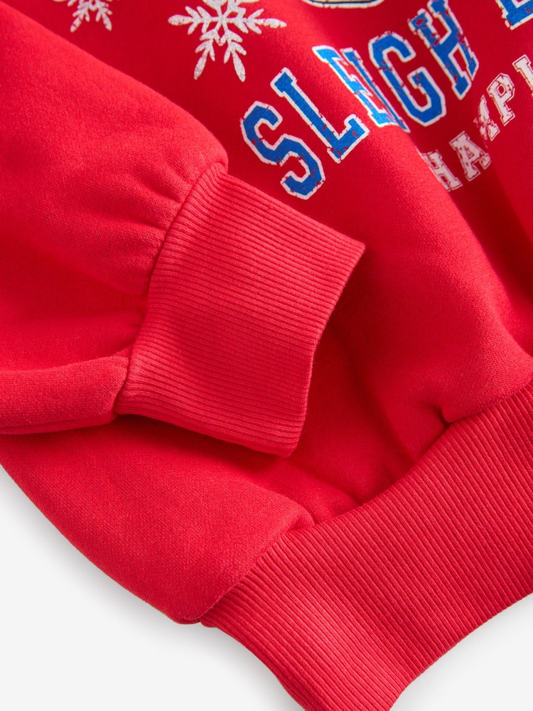 Red Rudolph Christmas Sweatshirt (3-16yrs) - Image 9 of 9