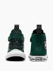 Converse Green Junior Chuck Taylor Sport Lux 1V Trainers - Image 10 of 12