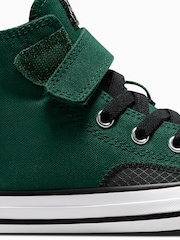 Converse Green Junior Chuck Taylor Sport Lux 1V Trainers - Image 12 of 12