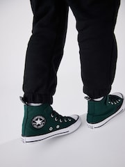 Converse Green Junior Chuck Taylor Sport Lux 1V Trainers - Image 3 of 12