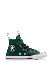 Converse Green Junior Chuck Taylor Sport Lux 1V Trainers - Image 5 of 12