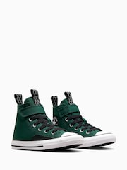 Converse Green Junior Chuck Taylor Sport Lux 1V Trainers - Image 7 of 12