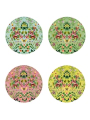 Designers Guild Ikebana Damask Side Plates Set Of 4 - Image 1 of 6