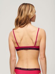 SUPERDRY Pink SUPERDRY Elastic Bralette Bikini Top - Image 4 of 4