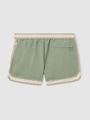 Verde salvia - Reiss Baller Ché Elasticated Waist Swim Shorts - Imagen 3 de 5