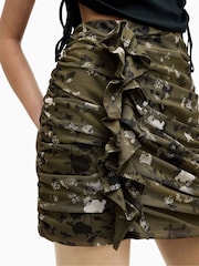 AllSaints Green Gloria Kora Skirt - Image 3 of 6