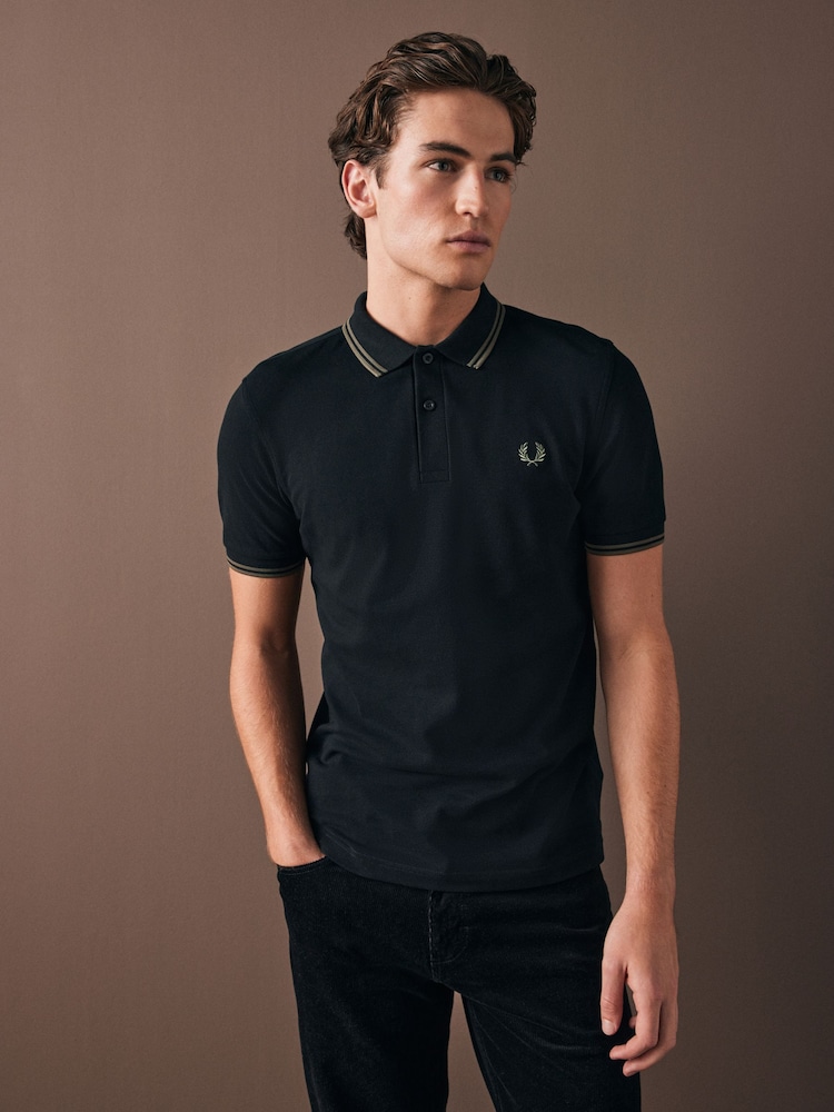 Fred Perry Twin Tipped Polo Shirt - Image 1 of 9