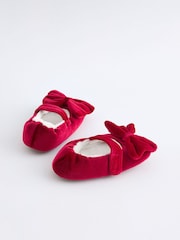 Red Bow Ballet Slippers - Image 3 of 5