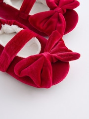 Red Bow Ballet Slippers - Image 5 of 5