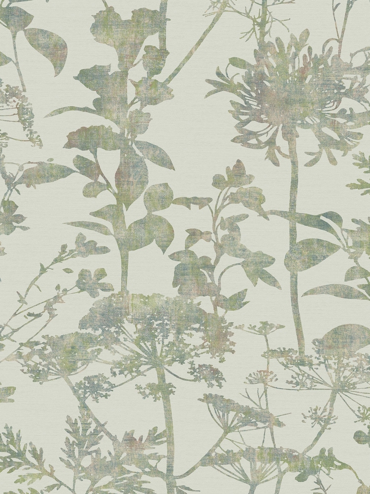 Graham & Brown Green Esther Wallpaper Sample - Image 2 of 3