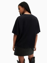 AllSaints Black Carlie T-Shirt - Image 2 of 5