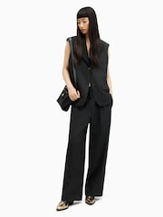 AllSaints Grey Sammey Trousers - Image 1 of 7