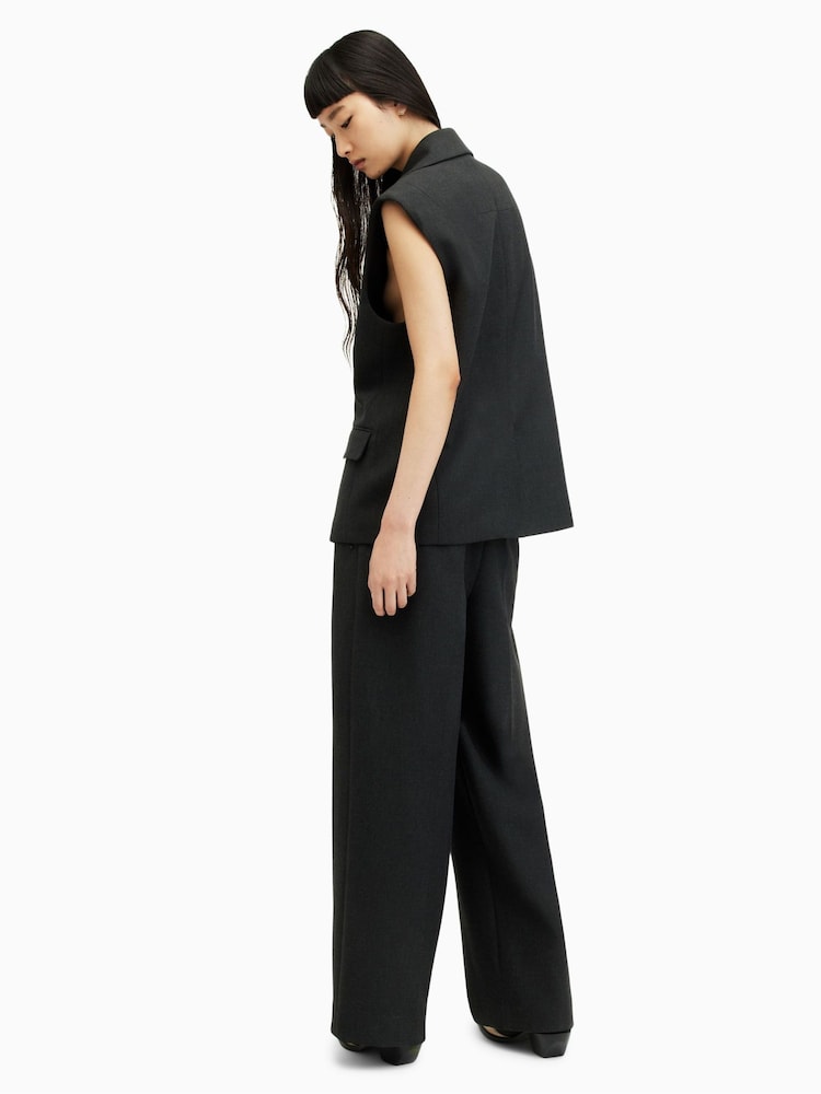 AllSaints Grey Sammey Trousers - Image 2 of 7