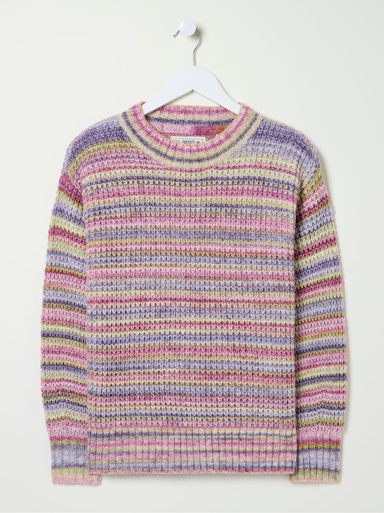 FatFace Camille Multi Stripe Jumper - Image 6 of 6 FatFace Camille Multi Stripe Jumper - Image 6 of 6