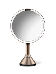 simplehuman Rose Gold Sensor Mirror With Touch Control Brightness - Image 1 of 5