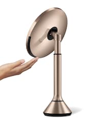 simplehuman Rose Gold Sensor Mirror With Touch Control Brightness - Image 4 of 5