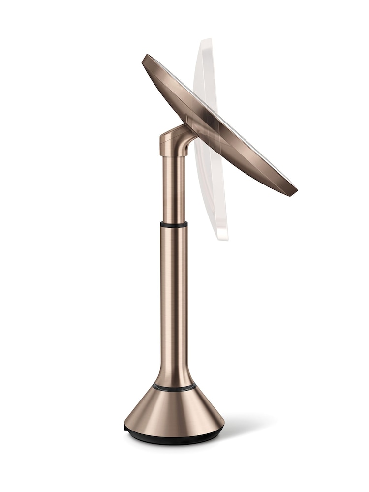 simplehuman Rose Gold Sensor Mirror With Touch Control Brightness - Image 5 of 5
