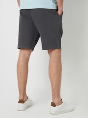 Threadbare Grey Waffle Texture Sweat Shorts - Image 2 of 4